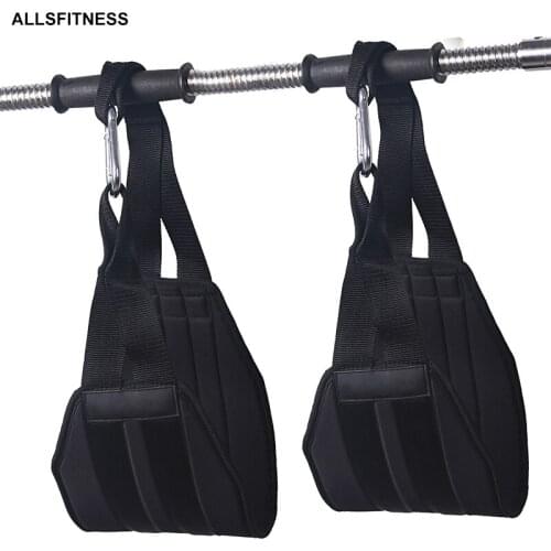 AB Sling Straps Hanging Exercise Bands For Fitness Expander Pull Up Bar Muscle Train Abdominal Suspension Abdominal Muscle Band