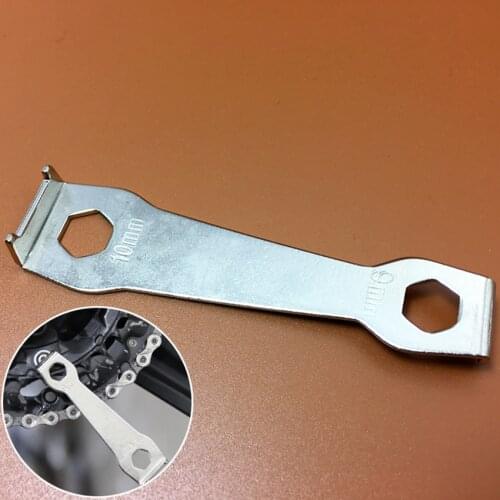 Bicycle Crankset Bolt Fixed Wrench Repair Tool Slotted Screw Installation and Removal Tool Mountain Bike Sprocket Wheel Wrench