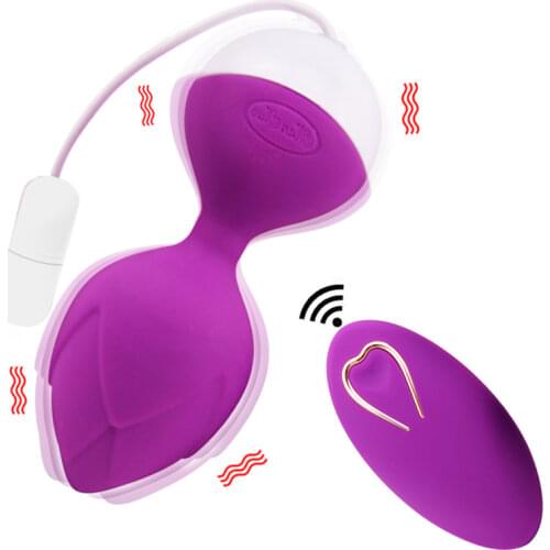 Man Nuo for Kegel Balls Vaginal Vibrator Excerciser Vaginal Trainer Silicone Vibrating Love Ball Sex Ben Wa Balls Sex Product