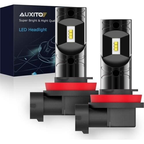 AUXITO 1200LM H8 H11 LED Fog Lights Bulb 9005 Error Free 12V Car DRL Lamp Canbus For Mercedes Benz W203 W211 W204 W210 W124 AMG