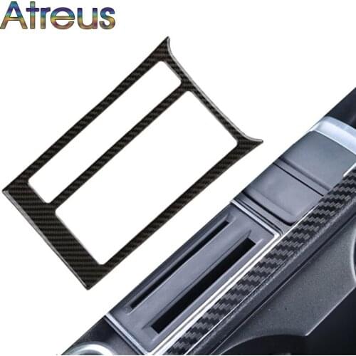 Atreus Carbon Fiber Water Cup Panel Trim Car Sticker For Volkswagen VW Golf 7 MK7 GTI R GTE 2013 2014 2015 2016 2017 Accessories