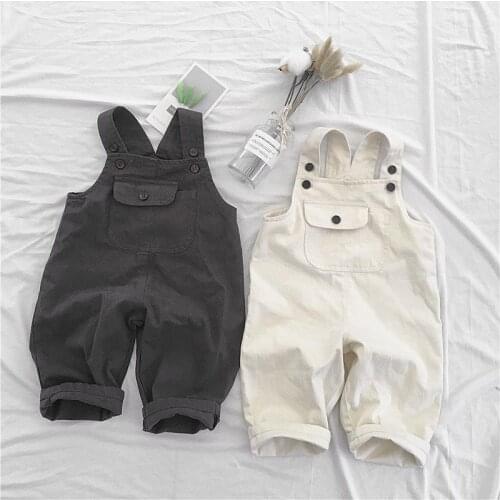 Toddler Kids Overalls 2020 Spring Summer High Quality Jumpsuits for Girl 2 3 4 5 6 Years Baby Boys Pants New Arrival Jumpsuit