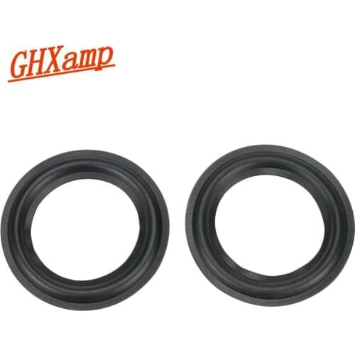 GHXAMP 2PCS 3 INCH Speaker Rubber surround side repair parts For conventional Sound box repairment folding edge