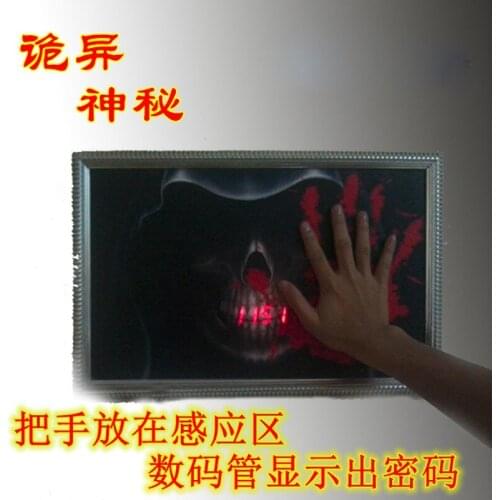 Touch to come out password to escape Takagism game props real life room escape mysterious door game