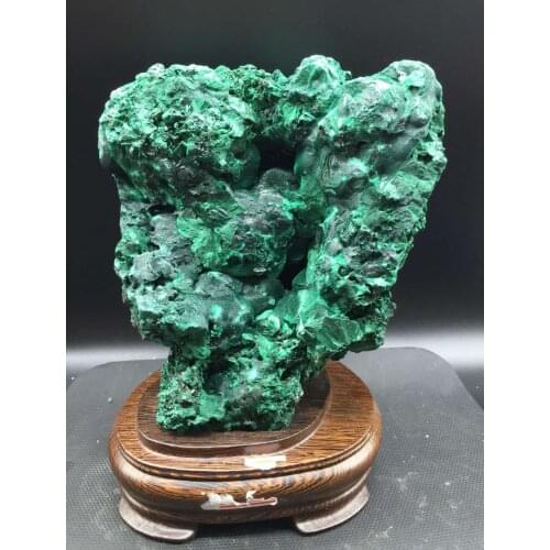 Larger Very Rare Feather /Fibrous Green Malachite Crystal Mineral Specimen 6010g