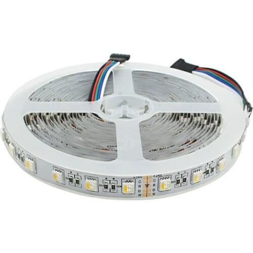 New Led RGBW RGBWW Strip DC 12V 4 in 1 Led Chip Waterproof/Nonwaterproof 60led/m indoor outdoor RGBW strip String Ribbon