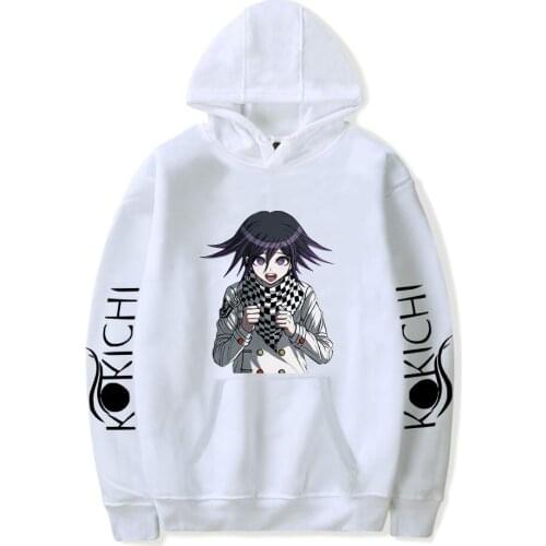 New Kokichi Ouma Hoodie Sweatshirts Men Women Pullover Harajuku Casual Spring Autumn Hooded Boys/girls Kokichi Ouma Clothing
