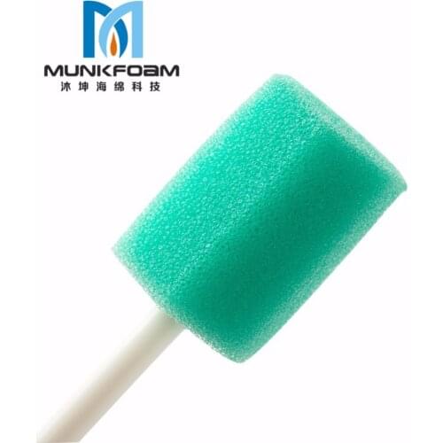 Disposable Medical Cotton Swab Cleaning Stick Sponge Care Stick Nursing Patient Oral Swab Sticks Foam Tipped Oral Swab 150pc/box