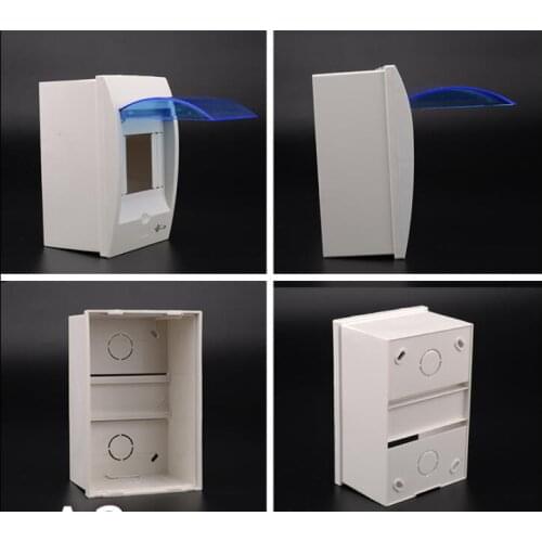 2-4 bit home use open installation plastic distribution box air switch waterproof empty boxes 90*134mm
