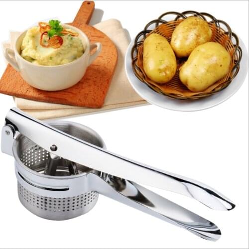Stainless Steel Potato Press Kitchen Tools Lemon orange Juice Juicing Manually Squeeze Potato Masher