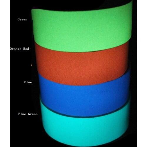 5M/roll Stored Luminous Tape Self-adhesive Glowing Night /Dark Safety Stage Striking Warning Safety Tape