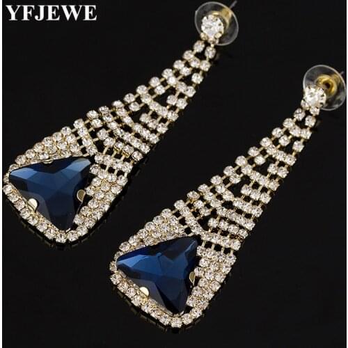 YFJEWE Woman New Elegant Dangle Earrings Fashion Wearing Wedding Party Decoration Temperament Earrings Jewelry Gift #E255