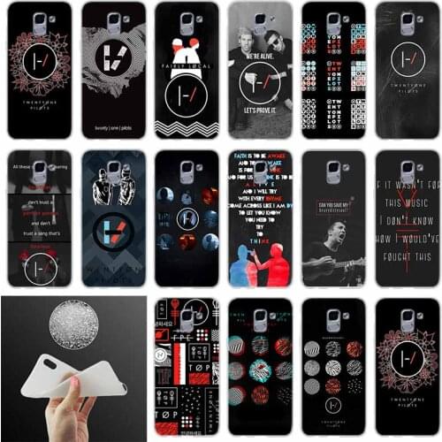 Silicone Phone case Cover twenty one pilots FOR Coque Samsung Galaxy J6 J4 J8 J7 2018 Plus J3 J5 J7 Prime Pro 2017 2016 Casse