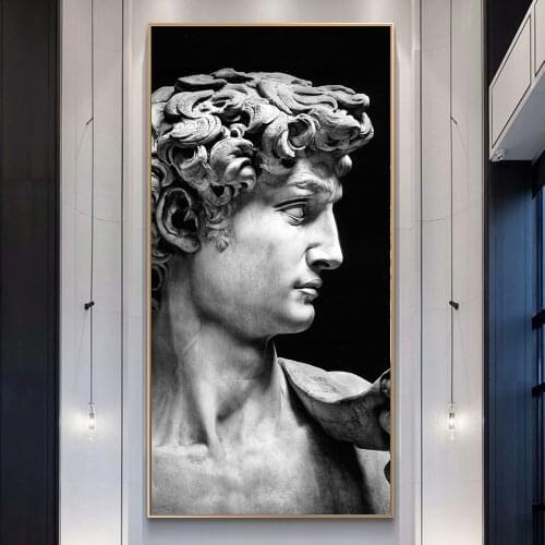 Large Size Sculpture of David Wall Piantings Print on Canvas Art Posters And Prints David Nordic Art Pictures Home Wall Decor