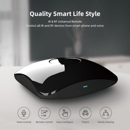 RM4 Pro NEW Broadlink Universal Remote Control, Wireless remote Smart IR remote for TV, Aircon works with Google Home and Alex