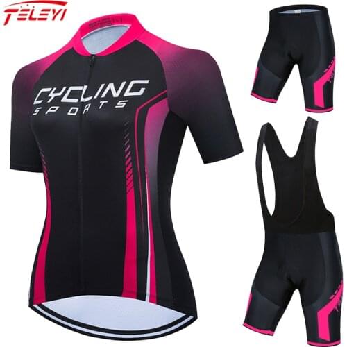 RCC SKY Women Cycling Jersey Set 2021 Road Bike Clothing MTB Shorts Female Dress Bicycle Clothes Cycle Uniform Suit Shirt
