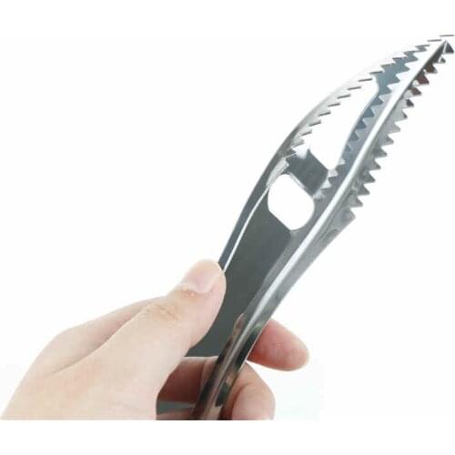 1pcs Stainless Steel Fish Skin Scale Scraper Cleaner Peeler Remover Cleaning Brush Cooking Seafood Tools Factory