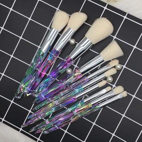 10piece Makeup Brushes Tool Set Cosmetic Powder Eye Shadow Foundation Blush Blending Beauty Make Up Brush