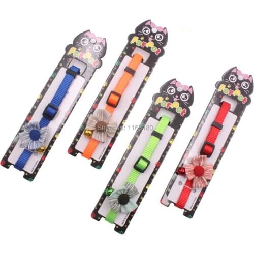 100pcs/lot Pet Puppy Kitten Dogs Cat Adjustable Flower Collar Necktie Bowtie Holiday Wedding Decoration Accessories