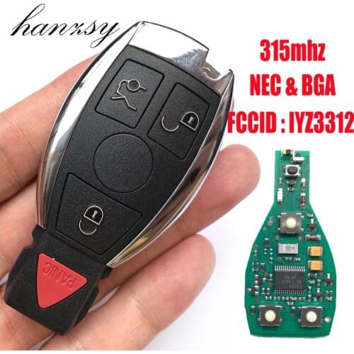 3+1/4 Buttons 315Mhz Remote Key For Mercedes C280 C240 C230 C32 AMG C Class Kompressor 2000 2001 2002 2003 2004 2005 NEC/BGA