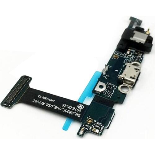 5Pcs/Lot Grade AAA For Samsung Galaxy S6 Edge Charger Charging Port G925F G925FQ G925I G925A G925T G925S/K USB Port Flex Cable