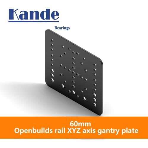 60mm Openbuilds Rail XYZ Axis Gantry Plate for 3D Printer Workbee Cnc Router /laser Machine Kit Workbee Cnc Mechanical