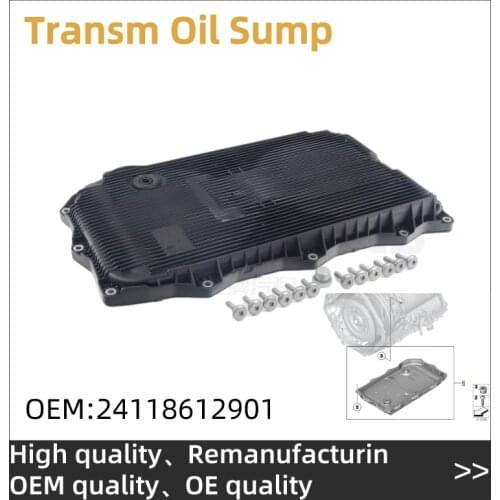 8HP Transmission Oil Pan Sump Filter Assembly With Gasket Screw For BMW F07 F10 F18 F20 F30 E71 E89 G32 24118612901 24117624192