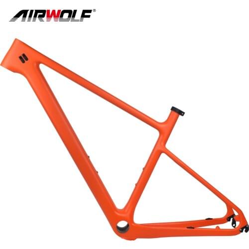 Carbon Fiber Orange Mtb Bicycle Frame 29er T1000 Chinese Mtb Carbon Frame Carbon Mountain Bike Frame Carbon Frame