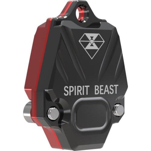 SPIRIT BEAST Motorcycle Key Cover Decoration Colorful Key Cover Accessories Electric Door Lock Key Shell Motorsiklet Kilit Black