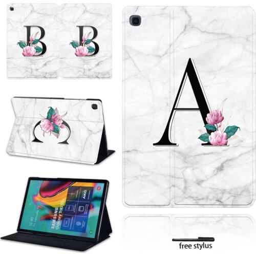 Tablet Case for Samsung Galaxy Tab A A6 7.0 10.1 Inch/A 9.7 10.1 10.5 Inch/Tab E 9.6 Inch/Tab S5e 10.5 Inch with Marble Series