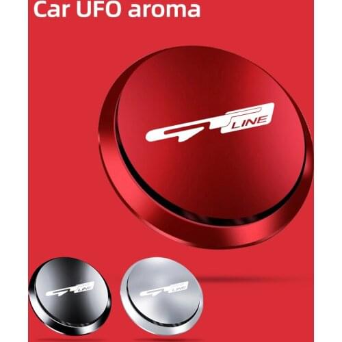 For Peugeot GT line GT RCZ 308 508 406 5008 Car accessories Car Air Freshener Perfume Dashboard Fresh Car Fragrance UFO Shape