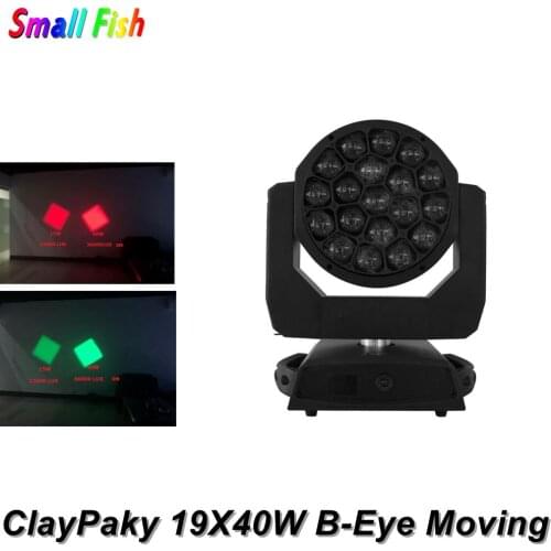 Zoom Function 19X40W RGBW Bee Eye Moving Head Light Beam Wash Effect LED Moving Head For Night Club Dj Party Effect Stage Light
