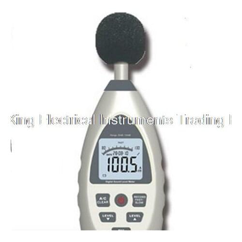 TM824 Fas/Slow Function noise meter tester sound level meter measuring instrument 30~130dB A/C+/- 1.5dB