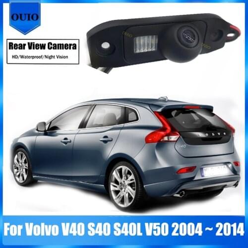HD Backup Rear camera For Volvo V40 S40 S40L V50 2004 ~ 2014 Night Vision Waterproof Backup Parking Reversing Camera