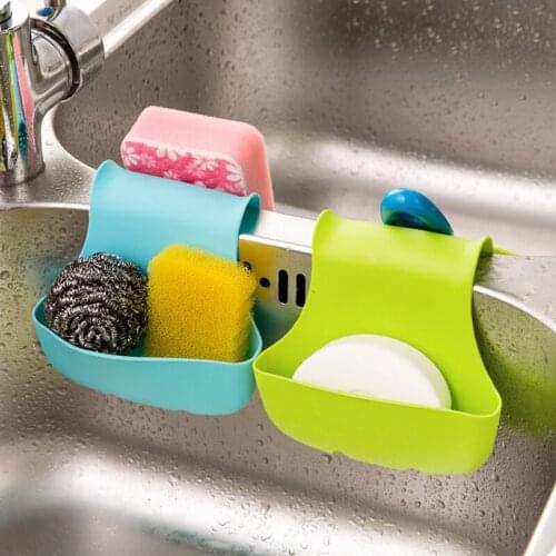 Kitchen Storage Basket Sink Sponge Soap Organizer Holder Draining Tower Rack Kitchen Tools Drain Basket