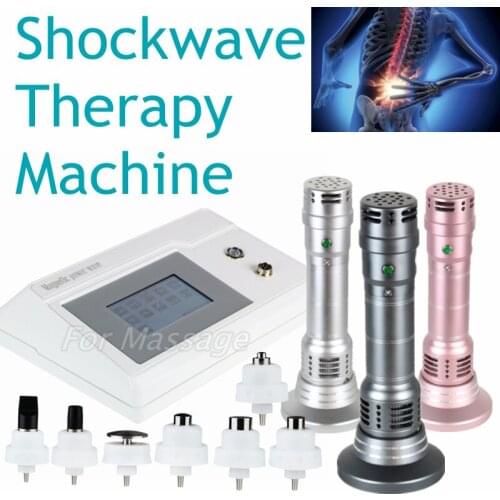 Shockwave Treatment Machine Shock Wave Instrument Treatment ED Pain Relief Body Massage Machine Silver/Ebony/Rose Gold