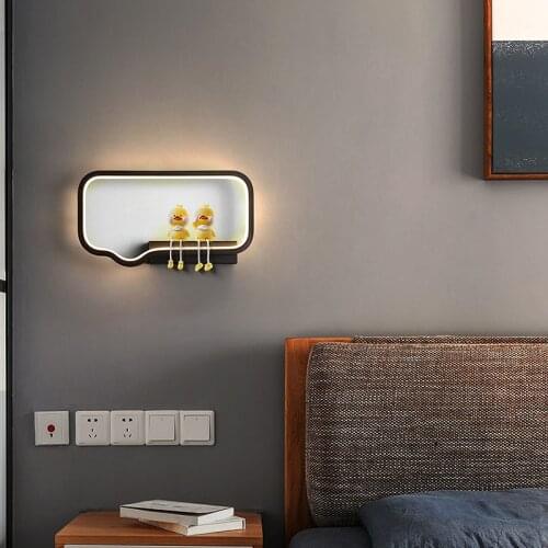 Cartoon Nordic Minimalist Bedside Wall Lamp Modern Bedroom Living Room Led Wall Lights Cloud Creative Kitchen Light Fixtures