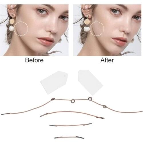 14 Pcs/Set Invisible Thin Face Stickers Facial Line Wrinkle Flabby Sagging Skin V-Shape Face Neck Lift Fast Chin Adhesive Tape