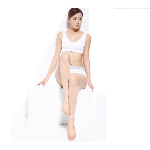 10x 2021 Autumn Winter Women Men Medical Support Leg Shin Socks Varicose Veins Calf Sleeve Compression Brace Wrap leg Shaping