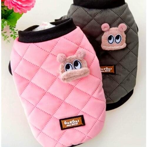 Very cute Dog Clothes Winter warm Chihuahua Yorkshire dog Coat good quality pet cat clothes