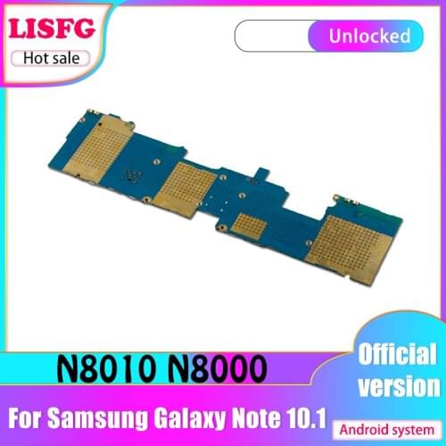 Europe Version Original Unlocked Logic Boards For Samsung Galaxy Note 10.1 N8000 N8010 N8013 Motherboard 16GB With chips