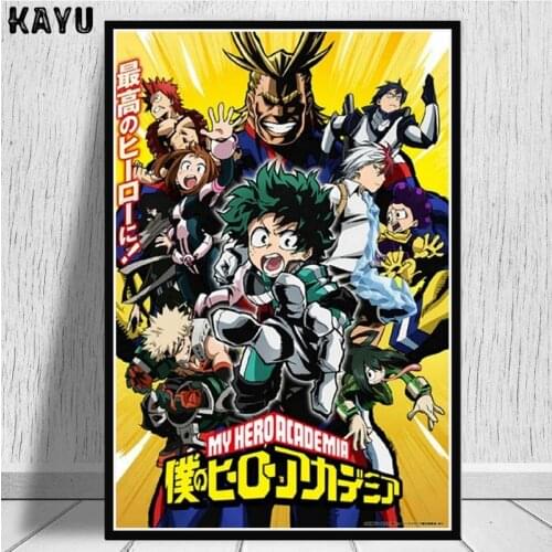 Posters And Prints Boku No Hero My Hero Academia Anime Pictures On The Wall Canvas Painting Art Decoration Home Decor Cuadros
