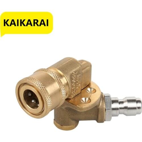 Quick Connection Pivoting Disconnect Socket For Car Washer High Pressure Washer