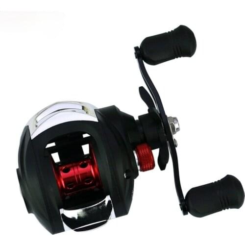 Premium 2021 New YUMOSHI AK Metal Spool Baitcasting Reel 8kg Max Drag 7.2:1 High Speed Saltwater Freshwater Wheel Fishing Reel
