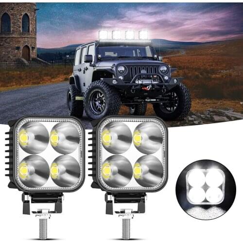 LED Work Light Bar Driving Lamp Portable LED Flood Lights for Outdoor Camping Emergency Car Repairing Car SUV Boat Bar Truck