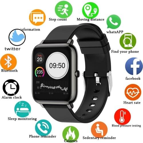 High Quality Popular1.4 Inch Smart Watch for Men Full Touch Fitness Tracker Blood Pressure Reloj Inteligente Smartwatch Women