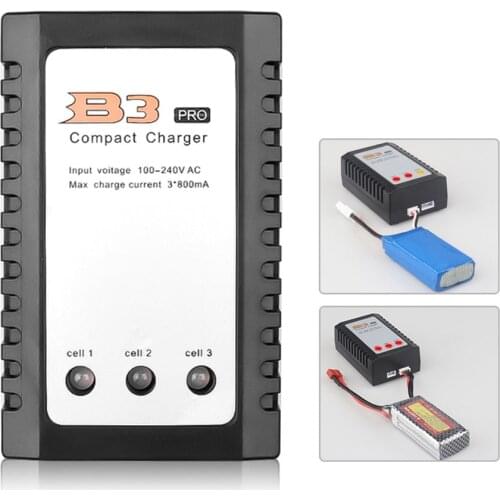 EU/US Plug Balanced Fast Charge Battery Charger for iMaxRC iMax B3 Pro Compact 2S 3S Lipo Power Supply Charger for RC Helicopter