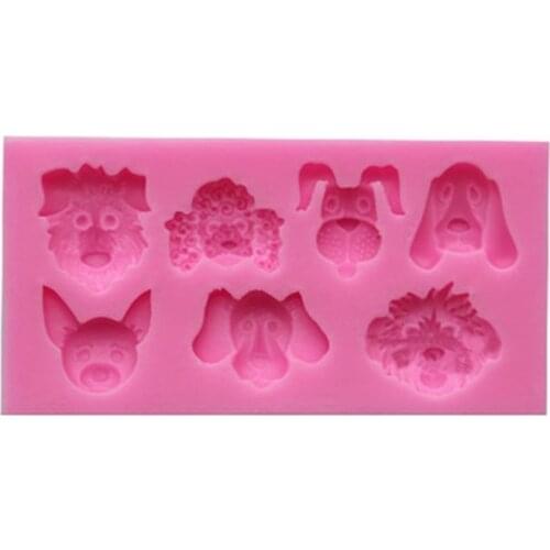 1pcs UV Resin Jewelry Liquid Silicone Mold Dog Animal Resin Charms Molds For DIY Intersperse Decorate Making Jewelry