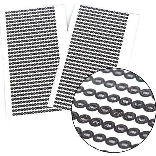 1000pcs 2.5mm Warranty Void Sticker Seal Unti-Broken Round Fragile Paper warranty Sticker Mobile Phone Warranty Screw Sticker