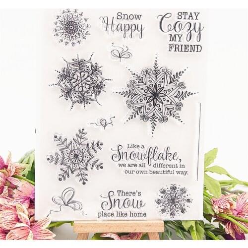 13x18cm Easter snow Transparent Clear Stamps Silicone Seals Roller Stamp DIY scrapbooking photo album/Card Making